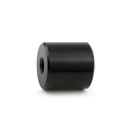 Gyford Round Standoffs, 5/16"-18 Thrd Sz, 1 in Bd L, Aluminum Black Anodized, 1 in OD SO-9100BL